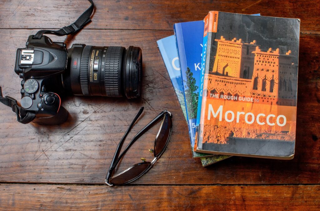 Morocco travel and trip planning image. Vacation and holiday research guide