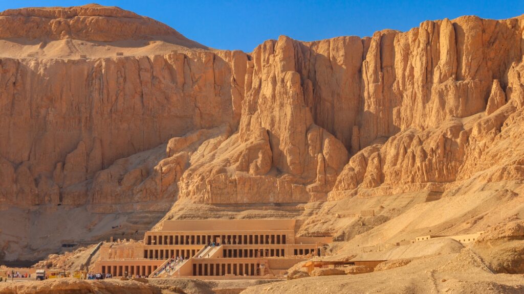 Mortuary Temple of Hatshepsut in Luxor Egypt