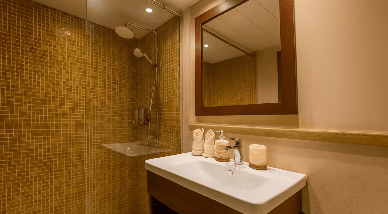 Bathroom on Nebyt dahabiya