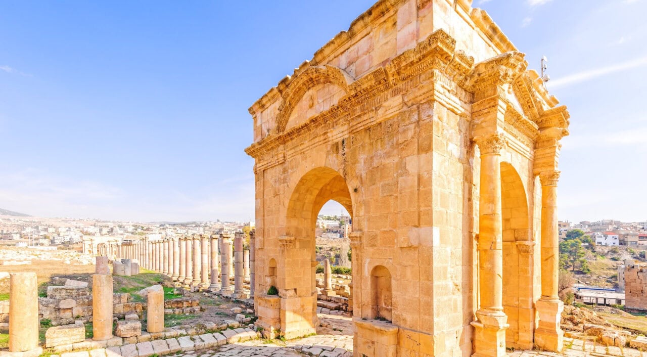The ruins of Jerash, Jordan