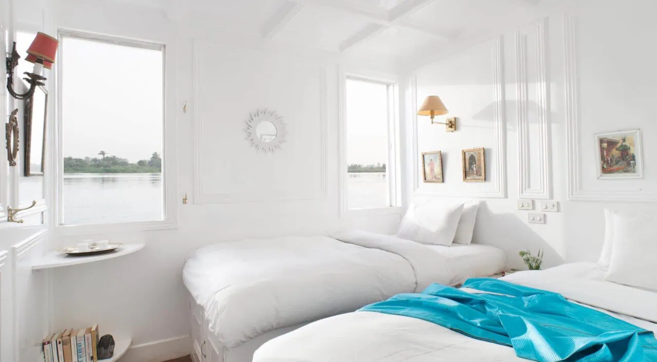Luxury Room on Nour El Nil Dahabiya