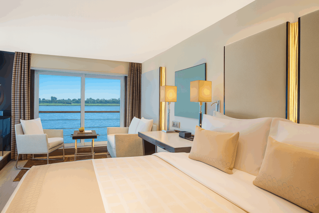 Oberoi Philae nile cruise cabin