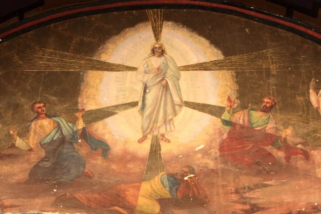 Historic icon above the entrance of St. Catherine’s Monastery