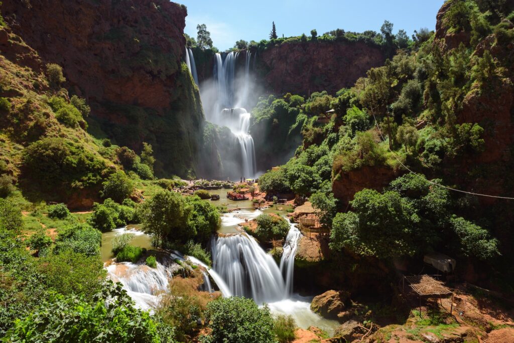 Ouzoud waterfalls Grand Atlas in Morocco