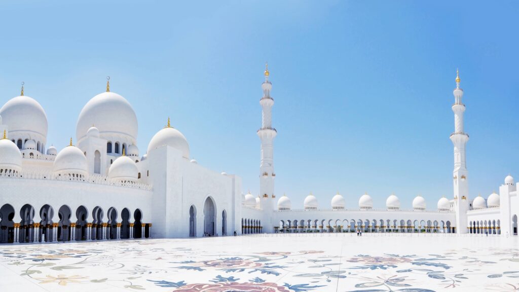 Sheikh Zayed Mosque in Abu Dhabi