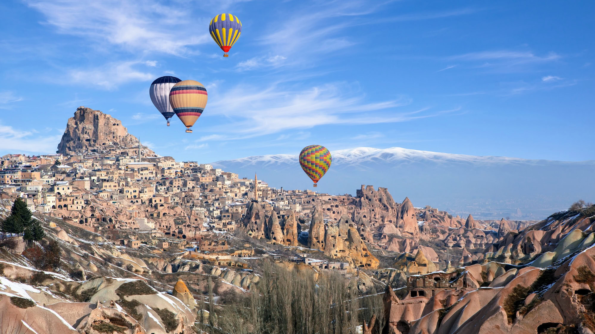 Hot Air Balloons over Cappadocia, Turkey