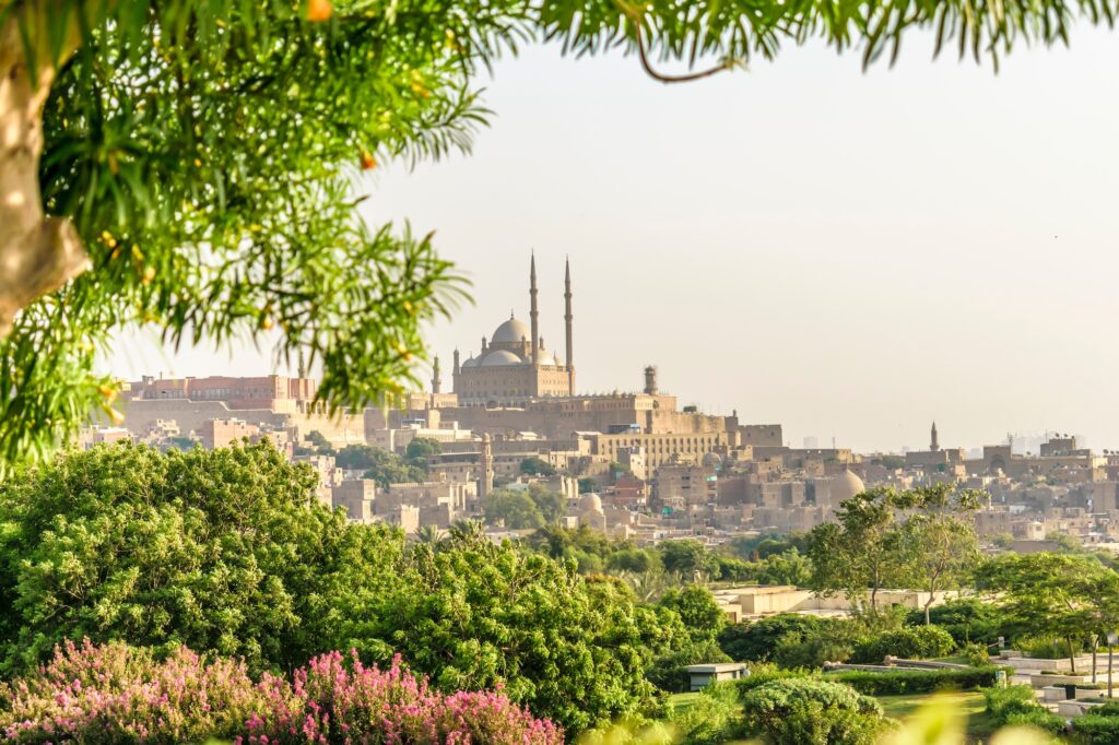 Muhammad Ali Mosque seen from Al-Azhar Park