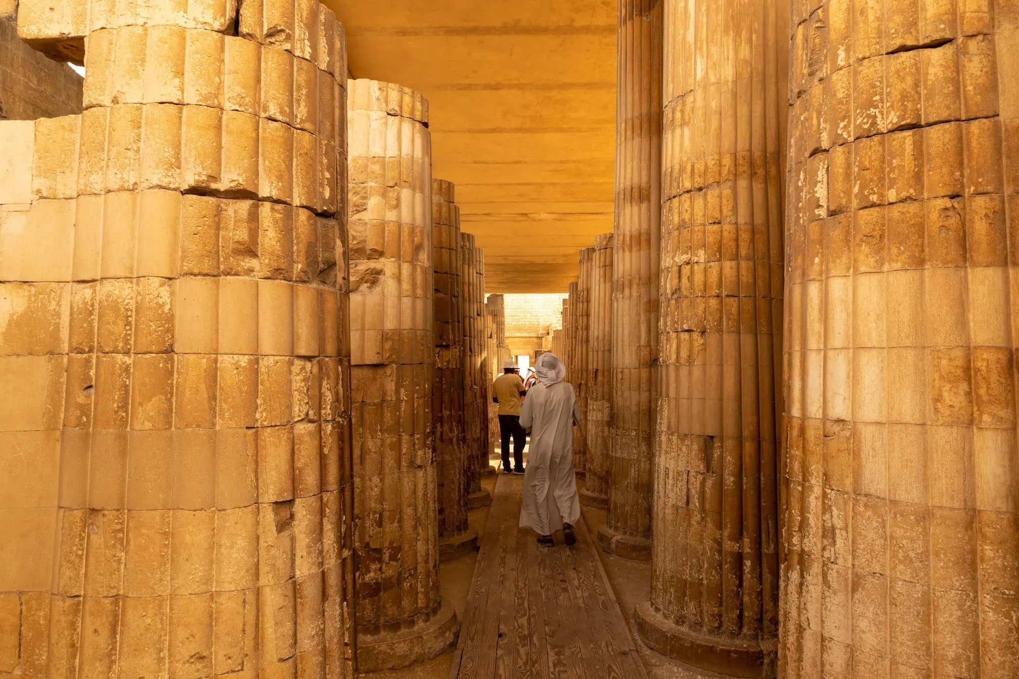 Colonne del complesso funerario della Piramide a Gradoni di Saqqara