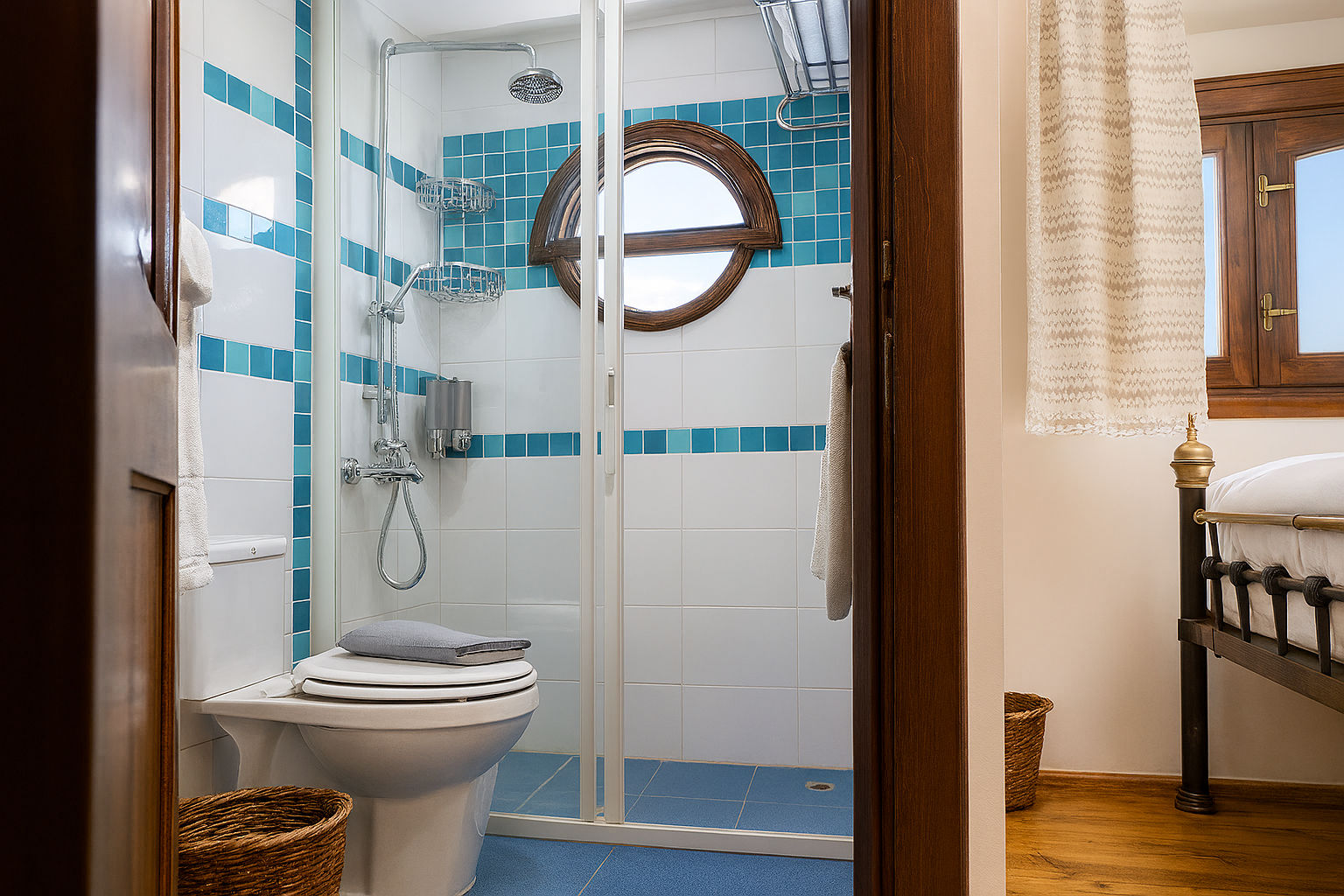 Spacious bathroom on Sai Dahabiya with modern design