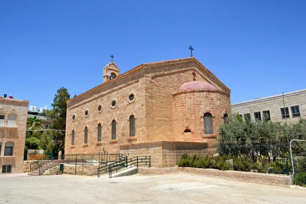 Saint George Greek Orthodox Church in Madaba Jordan