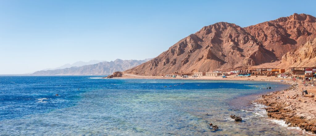 Dahab coastline near Blue Hole, Red Sea
