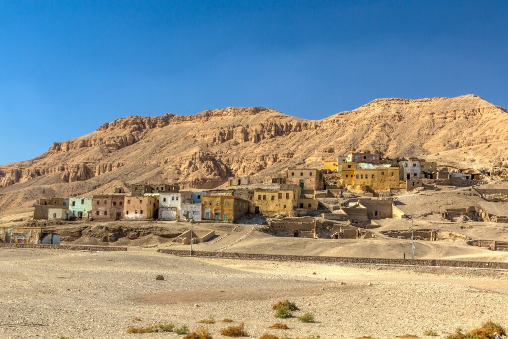 Small village at the Theban Necropolis