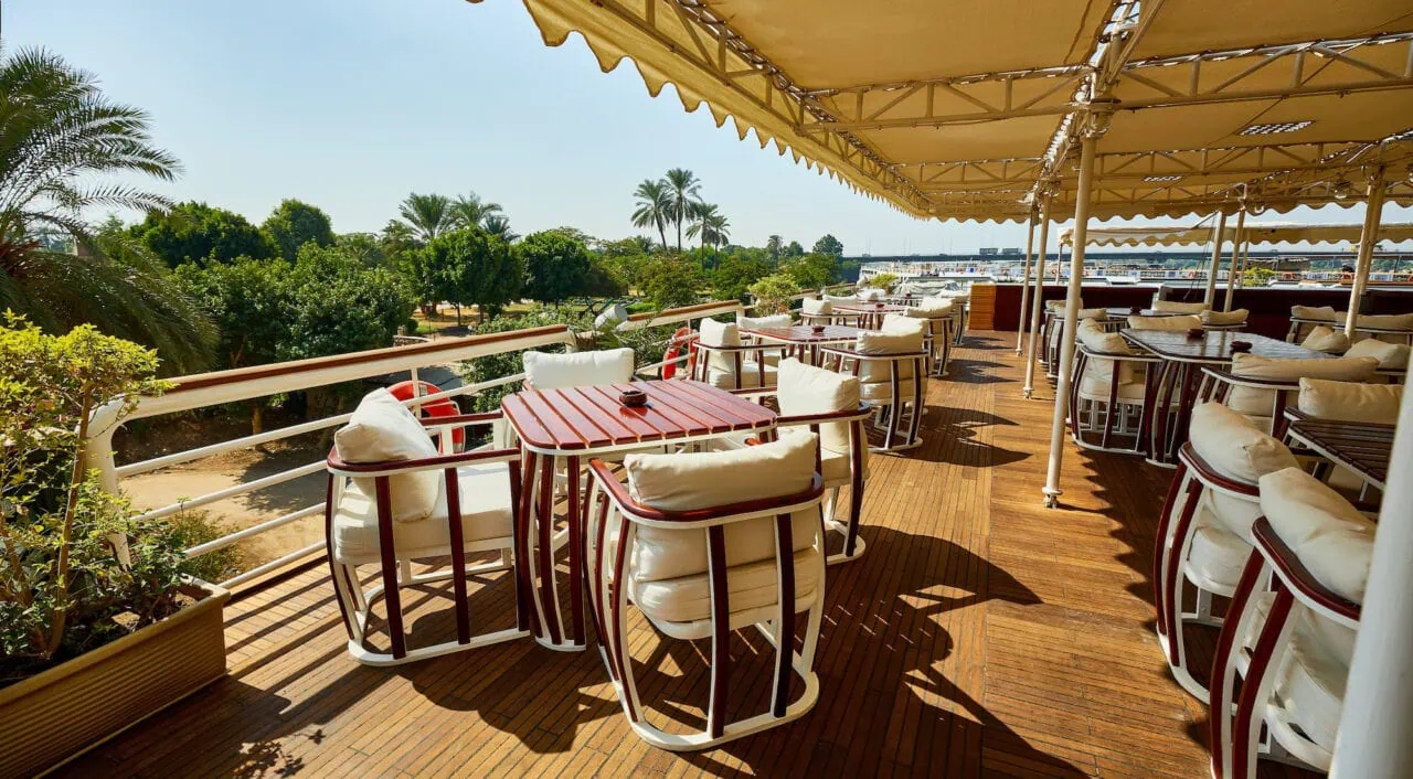 Sun deck on Sonesta Saint George