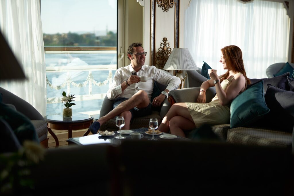 Sonesta St. George nile cruise ship Lounge