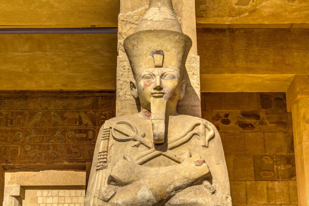 Statue of Queen Hatshepsut  In Luxor 