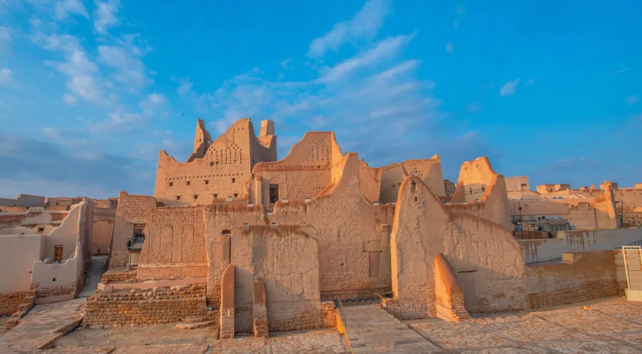 Streets of the Old City of Diriyah near Riyadh, Saudi Arabia