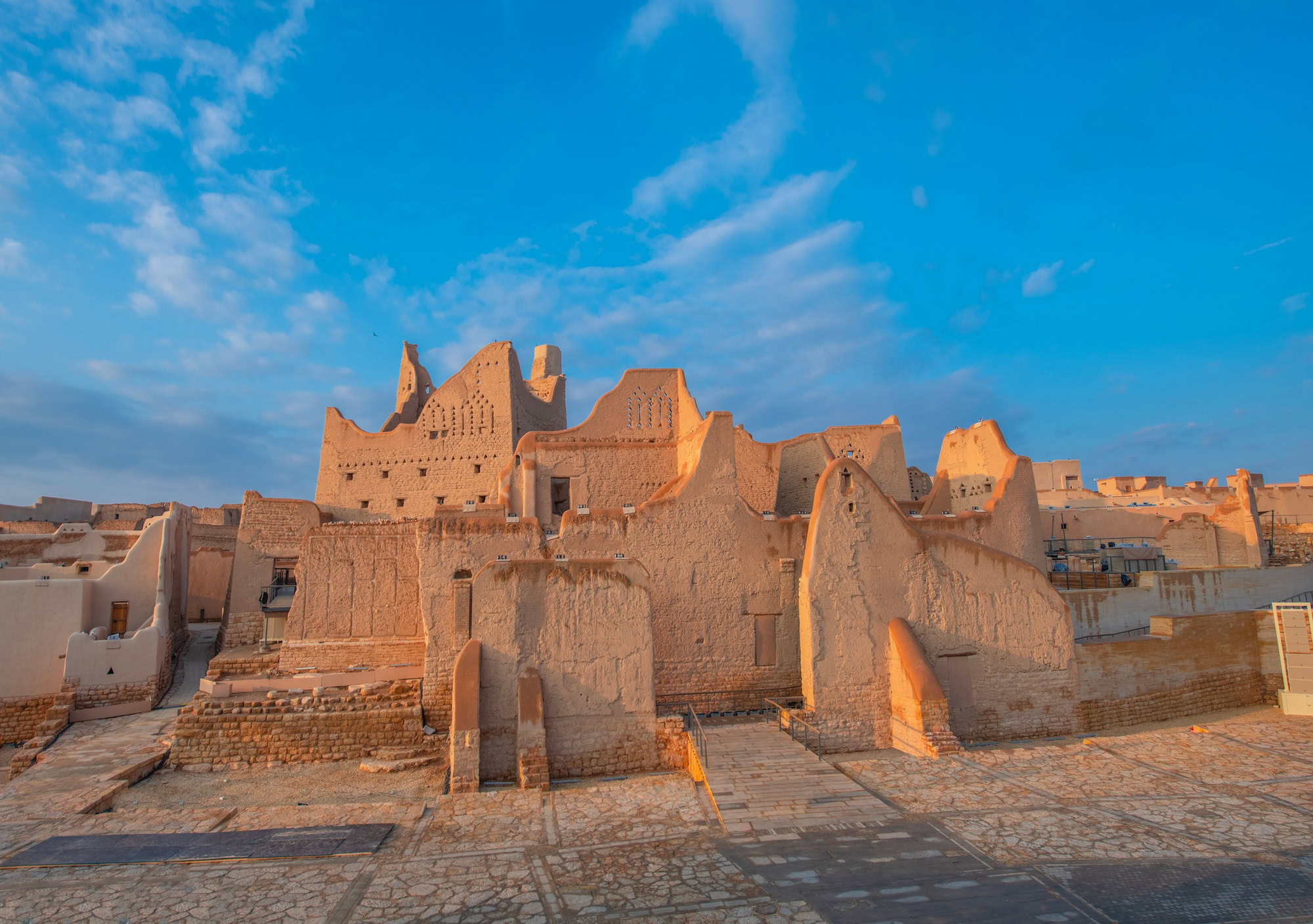 Streets of the Old City of Diriyah near Riyadh, Saudi Arabia