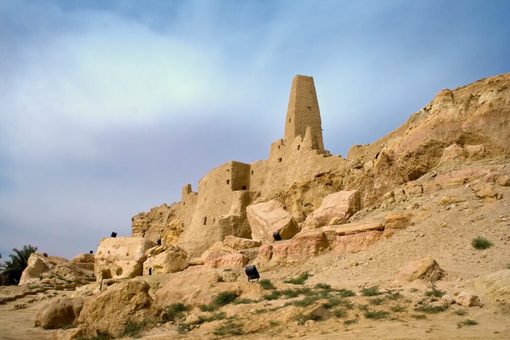 Temple of the Oracle near Aghurmi at Siwa Oasis