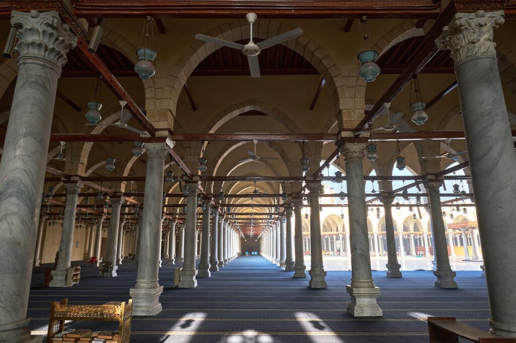The oldest mosque in Cairo: Amr ibn al-As Mosque, Fustat