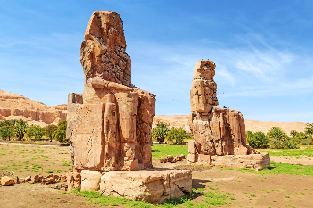 Colossos de Memnon, Luxor