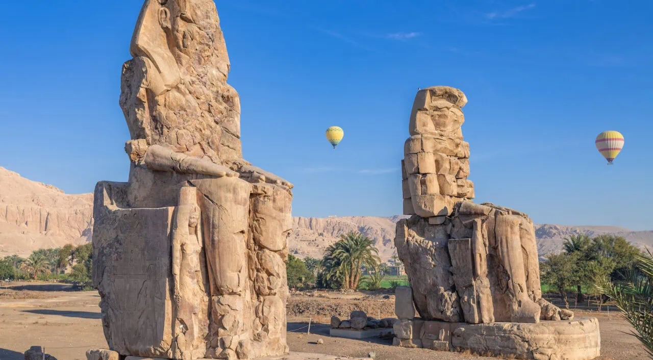 Colossi di Memnone – Riva Ovest, Luxor