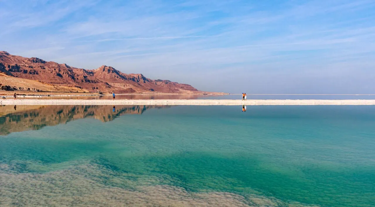 Mar Morto, na Jordânia
