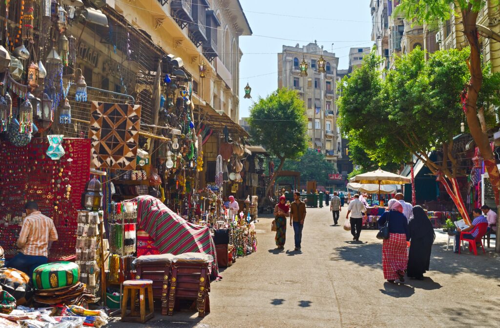 The Khan El-Khalili souq 