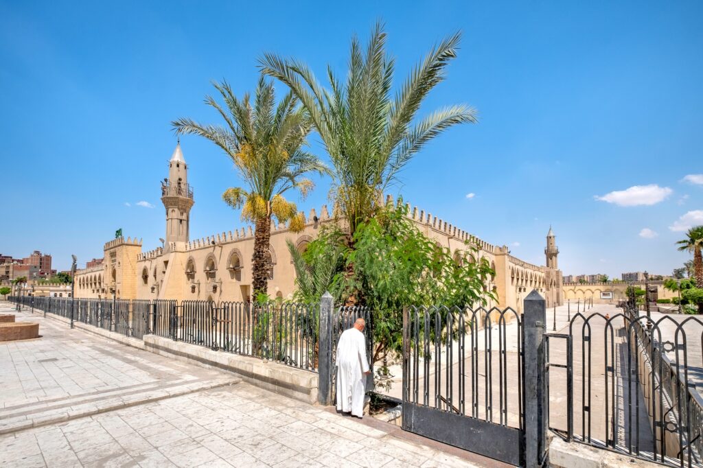 The Mosque of Amr ibn al As also called the Mosque of Amr in Fustat the oldest mosque in Cairo