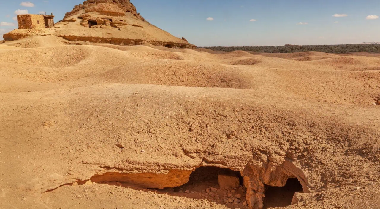 The Mountain of the Dead, Siwa Oasis, Egypt