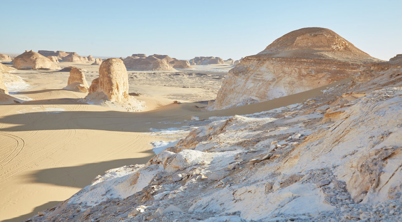 The Otherworldly White Desert Near Egypt's Bahariya Oasis