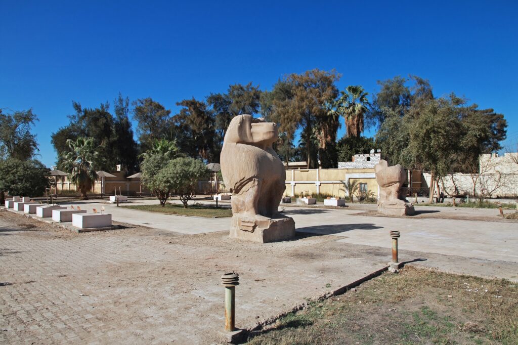 The Roman ruins in El Minya