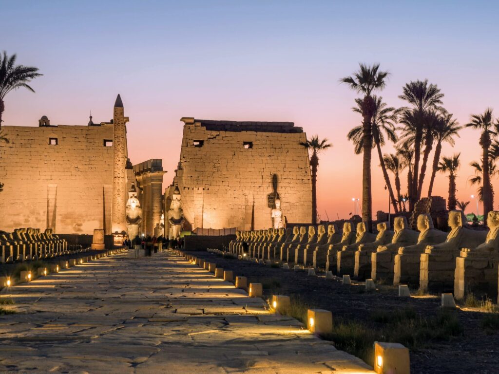 The ancient Luxor Temple