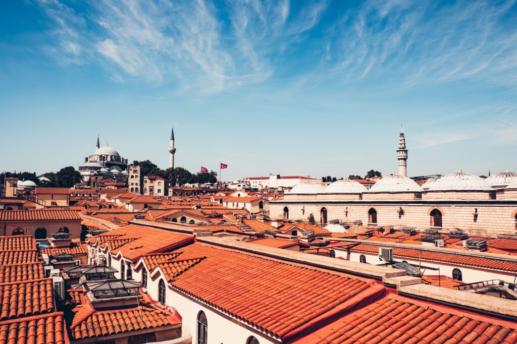 The roof of the Covered Bazaar