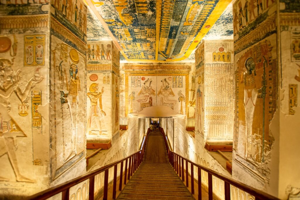 Tomb KV11 is the tomb of Pharaoh Ramesses III. It is located in the main valley of the Valley of the Kings