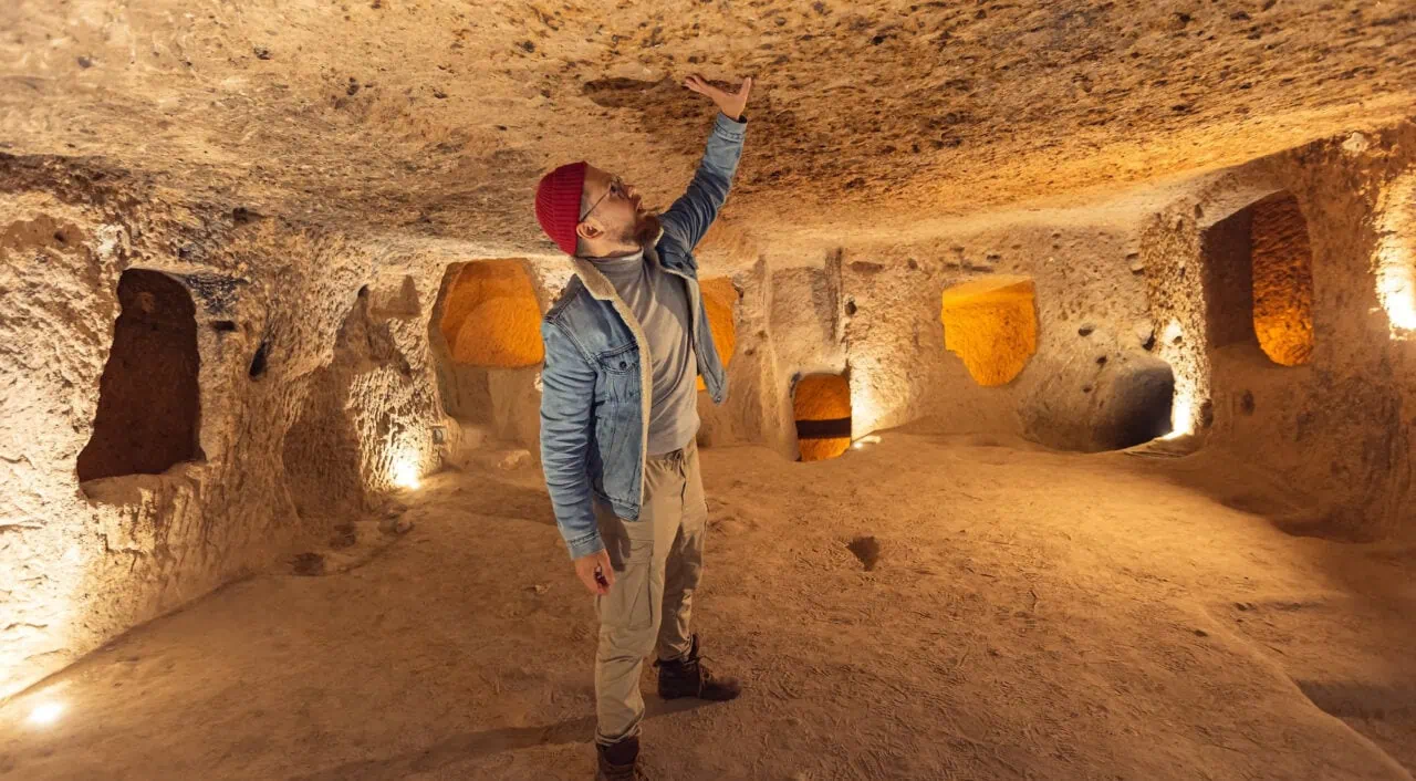 Kaymakli Underground City, Cappadocia, Turkey