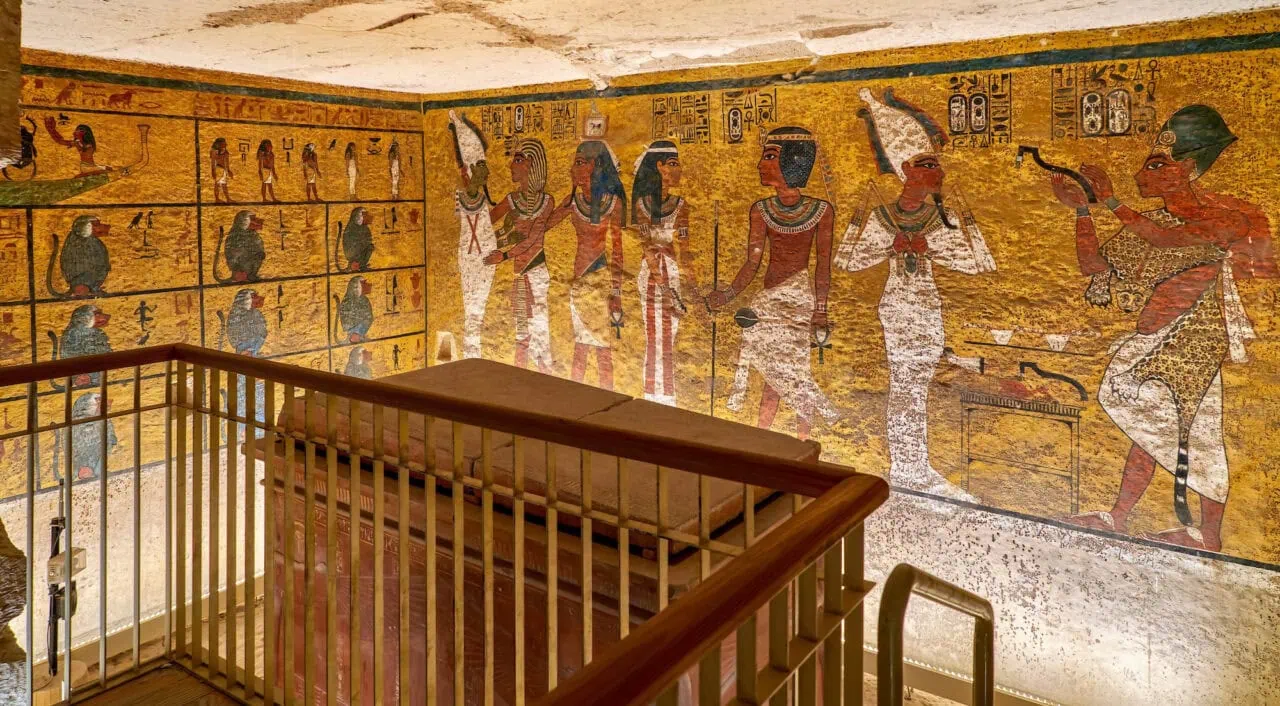 Inside the Tomb of Tutankhamun, Valley of the Kings, Luxo