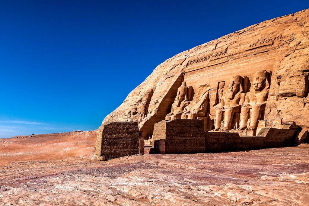 The Temple of Ramses II at Abu Simbel, Aswan