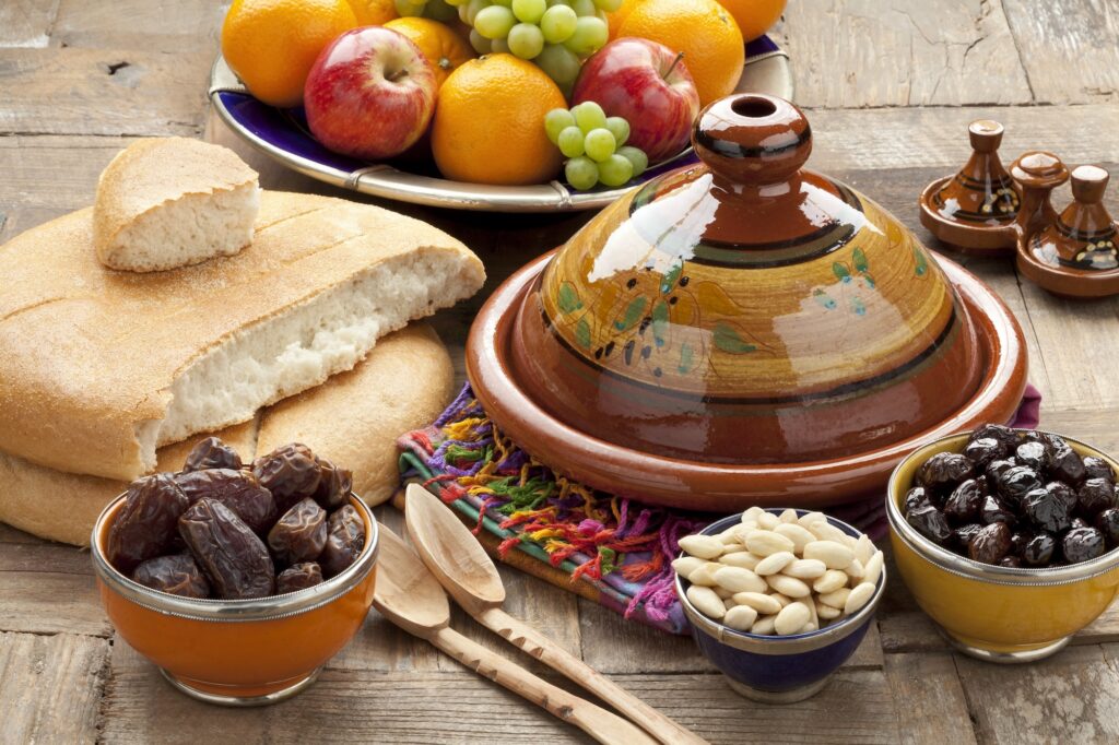 Variation of Moroccan food