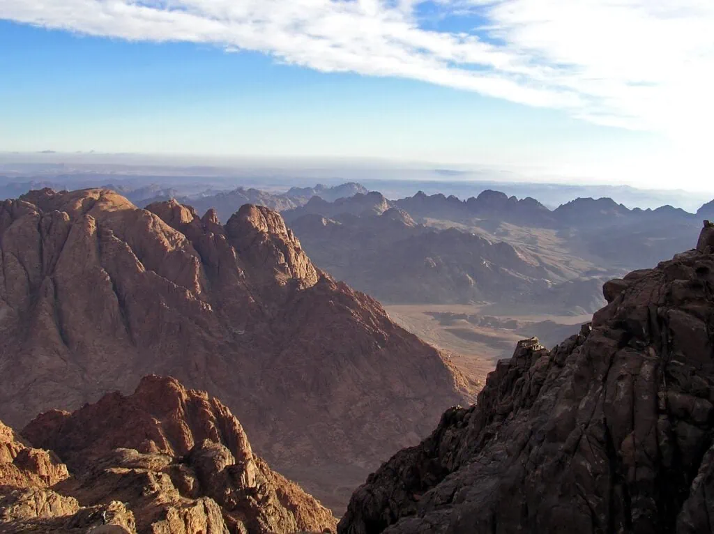 View from Mount Sinai, Sinai Peninsula