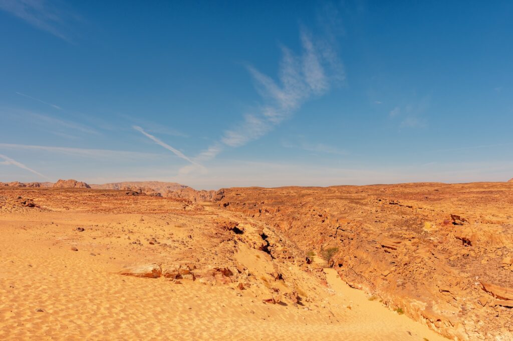 Scenic view of Sinai’s desert