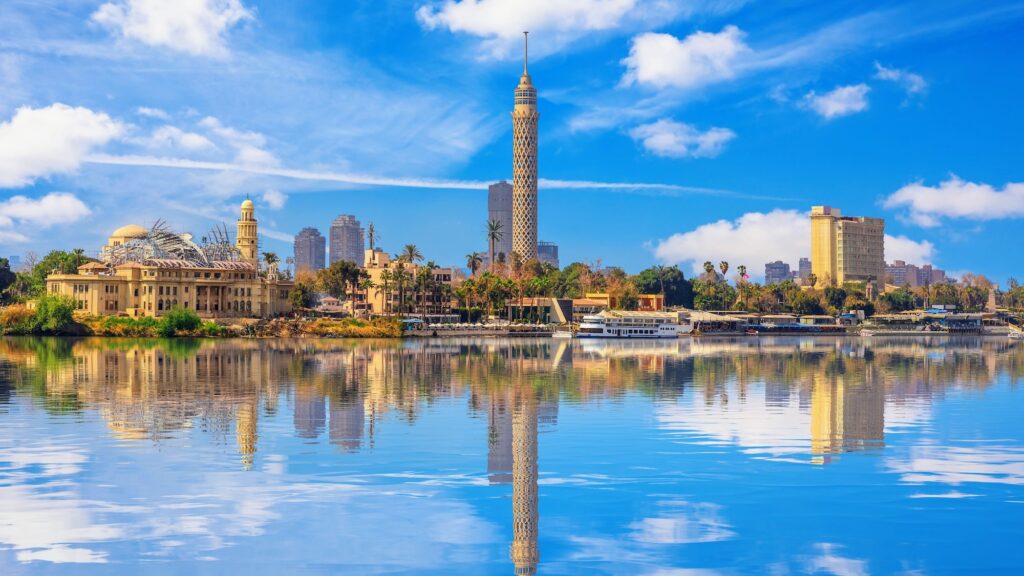Gezira island in the Nile, Cairo