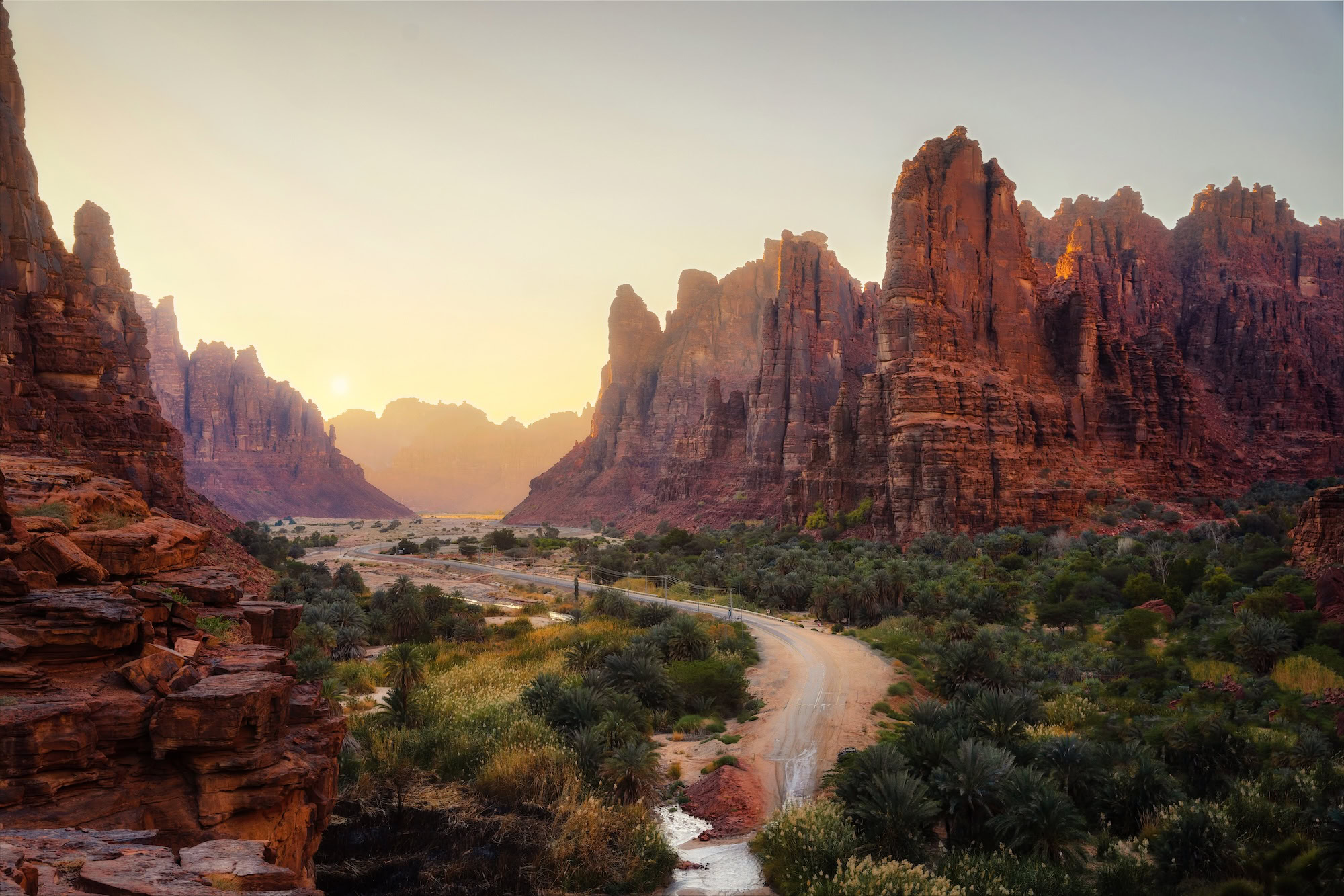 Wadi Al Disah Canyon, Saudi Arabia