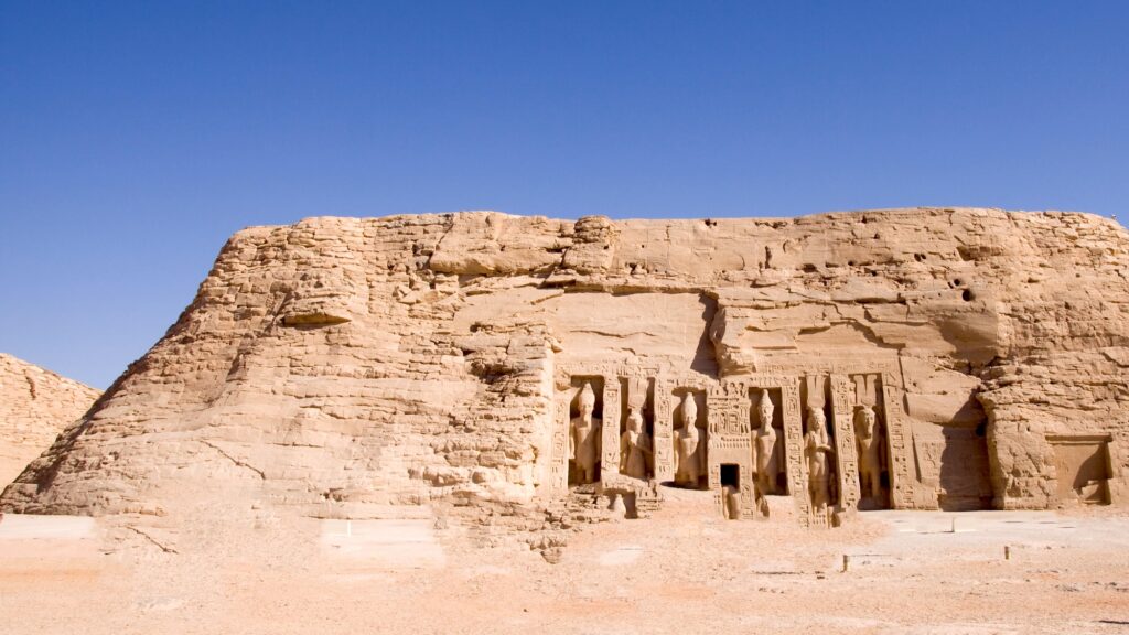 abu simbel temple in the south of egypt 2