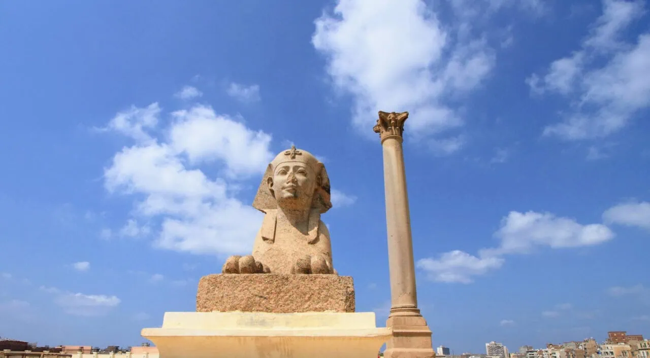 Pompey's pillar, Alexandria