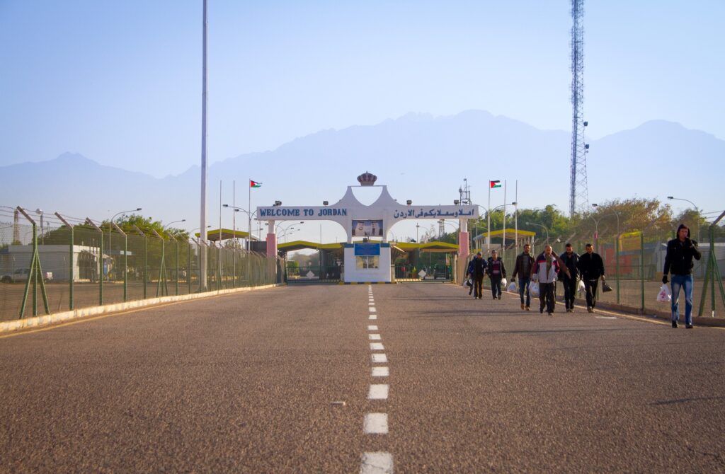 Israel–Jordan border crossing at Eilat