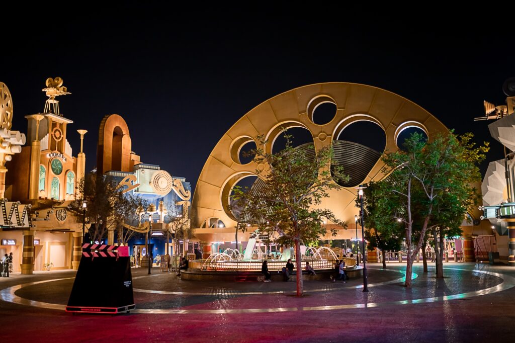 entrance to the Motiongate Dubai in DUBAI Parks And Resorts
