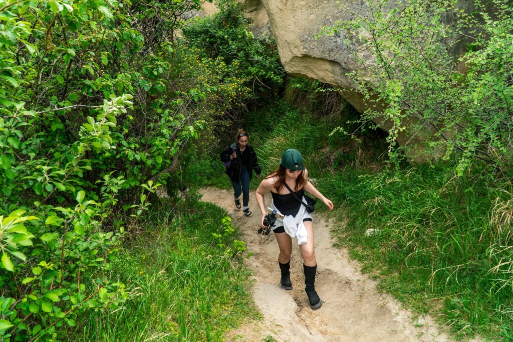hiking in Cappadocia Pigeon Valley