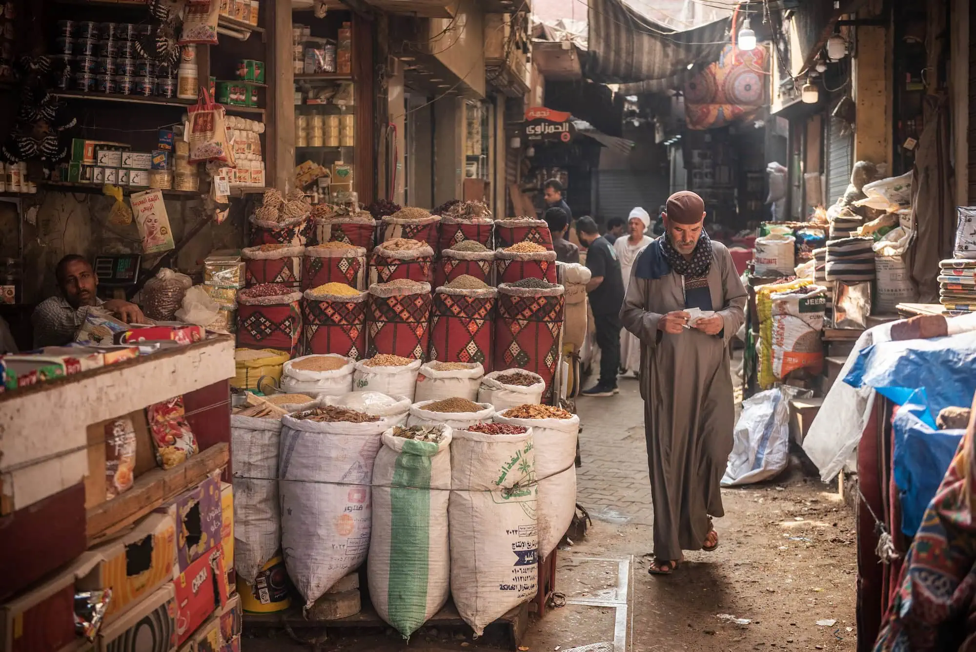 Bazar Khan el Khalili, en El Cairo