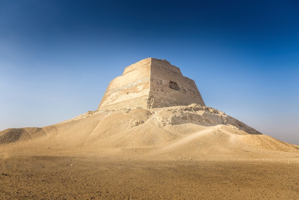 The Meidum Pyramid in the Fayoum region