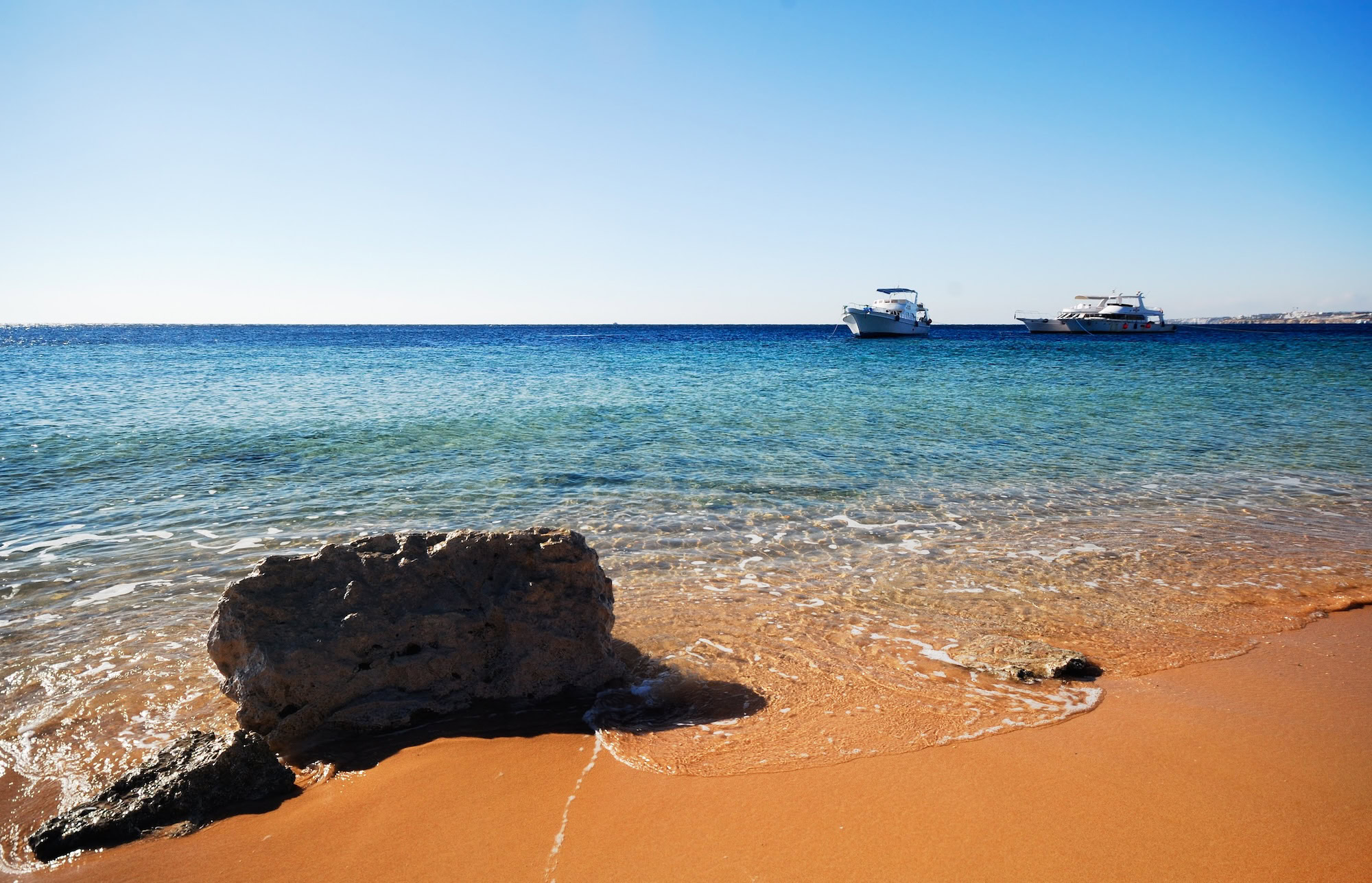 The Coast Of Sharm El Sheikh In Egypt